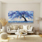 Featuring Purple Blossoms Wall Art Canvas Office Home Room Framed 120x60cm