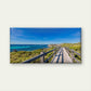 Wooden Boardwalk by Sea Wall Art Canvas Office Home Room Framed 120x60cm