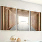 3pcs Modern Style Space Abstract Geometric Art Infinity Wall Art Set Canvas Framed 40x60cm - High Quality Print 100% Australian Made Wall Canvas Ready to Hang