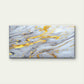 Gold Marble Swirl Texture Wall Art Canvas Office Home Room Framed 120x60cm