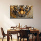 Majestic Tigers Theme Wall Art Canvas Office Home Room Framed 120x60cm