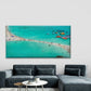 Aerial View of Ayia Napa Beach Wall Art Canvas Office Home Room Framed 80x45cm