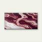 Maroon Rose Gold Marble Wall Art Canvas Office Home Room Framed 80x45cm