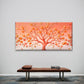 Orange Blossom Tree Wall Art Canvas Office Home Room Framed 120x60cm