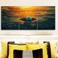 3pcs The Golf Ball Is Near The Hole Metal Print Ready to Hang Art
