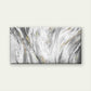 Abstract Art with Golden Accent Wall Art Canvas Office Home Room Framed 120x60cm