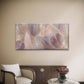 Metallic Foil Leaves Shine Wall Art Canvas Office Home Room Framed 120x60cm