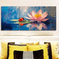 3pcs Ladybug & Water Lily Painting Metal Print Ready to Hang Art