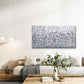 Abstract Silvery Trees Wall Art Canvas Office Home Room Framed 120x60cm