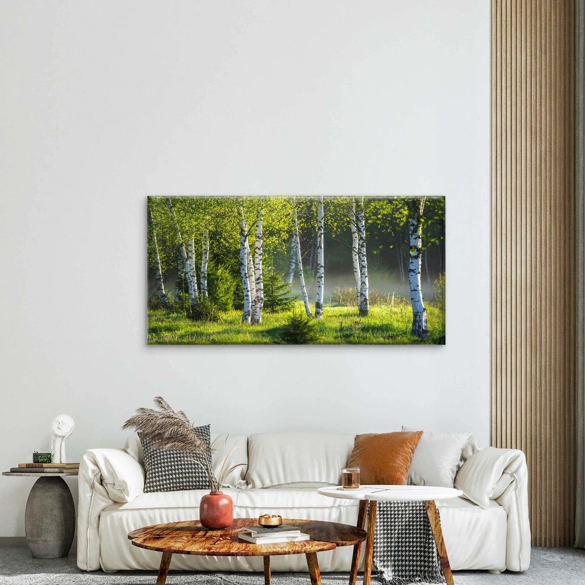 Sunlight Filtering Through Tree Wall Art Canvas Office Home Room Framed 80x45cm