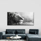 Black & White Majestic Lion Wall Art Canvas Office Home Room Framed 120x60cm