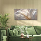 Elegant Feather a Soft Touch Wall Art Canvas Office Home Room Framed 80x45cm