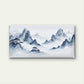 Misty Ink Mountain Landscape Wall Art Canvas Office Home Room Framed 120x60cm