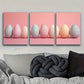 3pcs Easter eggs Metal Print Ready to Hang Art