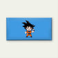 Chibi Anime Warrior Wall Art Canvas Office Home Room Framed 80x45cm