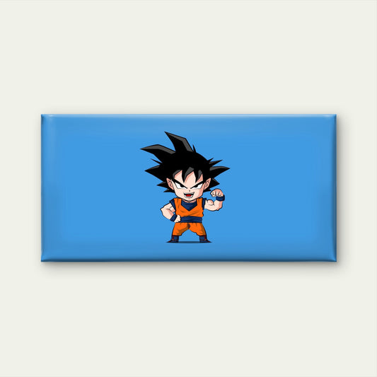 Chibi Anime Warrior Wall Art Canvas Office Home Room Framed 80x45cm