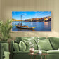 Douro River Rabelo Boats Wall Art Canvas Office Home Room Framed 120x60cm