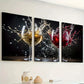 3pcs  Cheers Bar Bartending Art Scene Wall Art Set Canvas Framed 40x60cm - High Quality Print 100% Australian Made Wall Canvas Ready to Hang