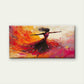 Abstract Swirl Art Dancer Wall Art Canvas Office Home Room Framed 80x45cm