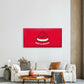 Bold Red Melon Cartoon Wall Art Canvas Office Home Room Framed 120x60cm