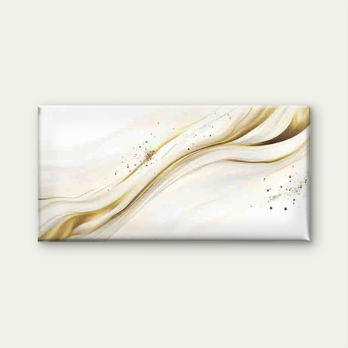 Elegant Golden Marble Art Wall Art Canvas Office Home Room Framed 120x60cm