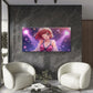 The Radiant Star's Winning Wink Wall Art Canvas Office Home Room Framed 120x60cm