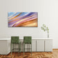 Pastel Lilac Gold Wave Wall Art Canvas Office Home Room Framed 120x60cm