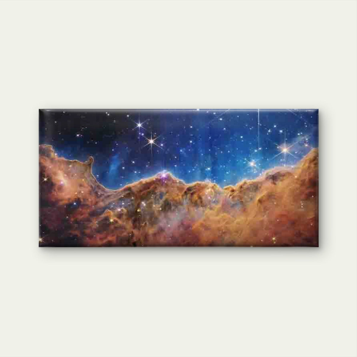 Nebula Starscape Wall Art Canvas Office Home Room Framed 80x45cm