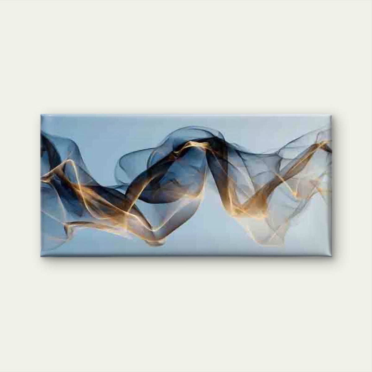 Abstract Paintings, Flowing Wall Art Canvas Office Home Room Framed 80x45cm