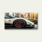White Pagani Zonda Cinque View Wall Art Canvas Office Home Room Framed 80x45cm