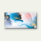 Blue Marble Ink Art Wall Art Canvas Office Home Room Framed 80x45cm