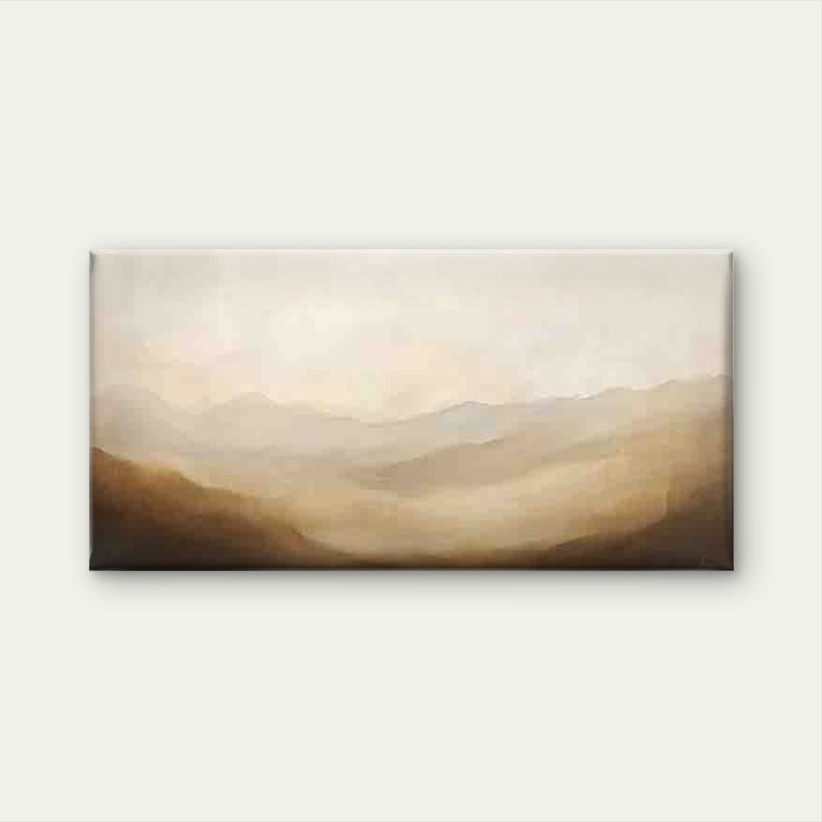 Vintage Abstract Landscape Wall Art Canvas Office Home Room Framed 80x45cm