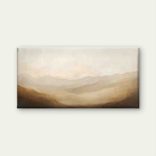 Vintage Abstract Landscape Wall Art Canvas Office Home Room Framed 80x45cm