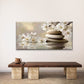 Zen Harmony Artwork Wall Art Canvas Office Home Room Framed 120x60cm