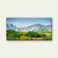 Green Mountain Valley Hills Ridge Wall Art Canvas Office Home Framed 120x60cm