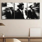 3pcs Busy Pedestrian Metal Print Ready to Hang Art