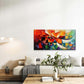 Abstract Geometric with Blocks Wall Art Canvas Office Home Room Framed 120x60cm