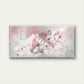 Pink Rose Floral Soft Bunch Wall Art Canvas Office Home Room Framed 120x60cm