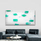 Flavored Ice Cubes Wall Art Canvas Office Home Room Framed 80x45cm