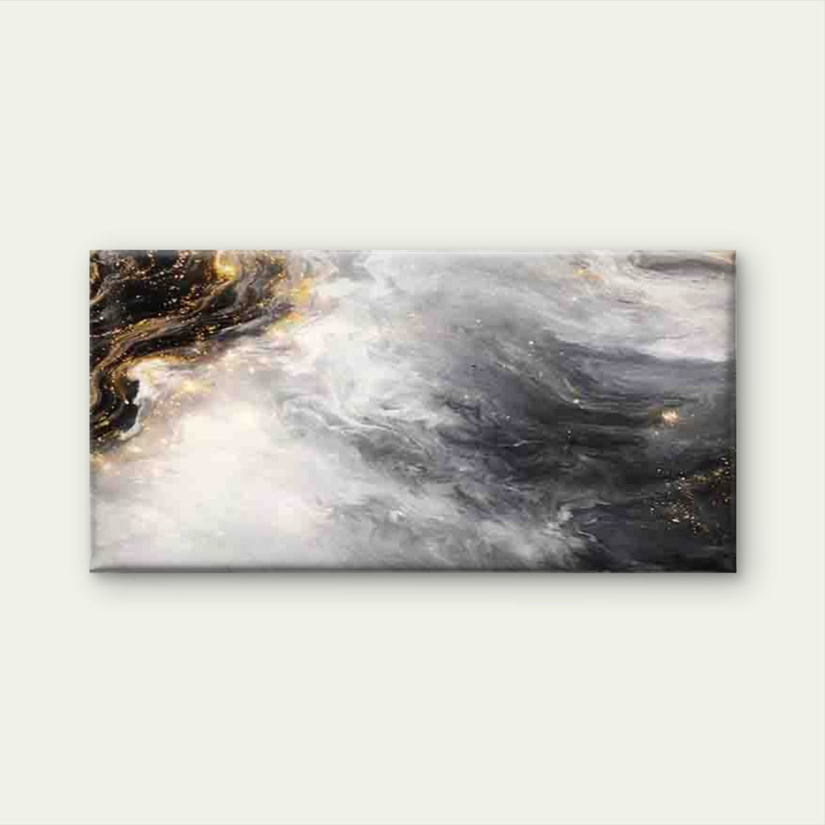 Elegant Marble Artwork Modern Wall Art Canvas Office Home Room Framed 120x60cm