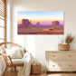 Dawn Scenery Rock Formations Desert Wall Art canvas office home room framed 120x60cm
