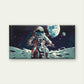 Astronaut Riding Motorcycle Wall Art Canvas Office Home Room Framed 120x60cm