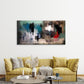 Abstract Design of Geometric Wall Art Canvas Office Home Room Framed 120x60cm
