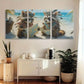 3pcs Adorable Raccoon Inspired Feathered Headdress Metal Print Ready to Hang Art