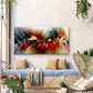 Modern Abstract Flame Wall Art Canvas Office Home Room Framed 120x60cm