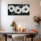 Elegant Black and White Wall Art Canvas Office Home Room Framed 120x60cm
