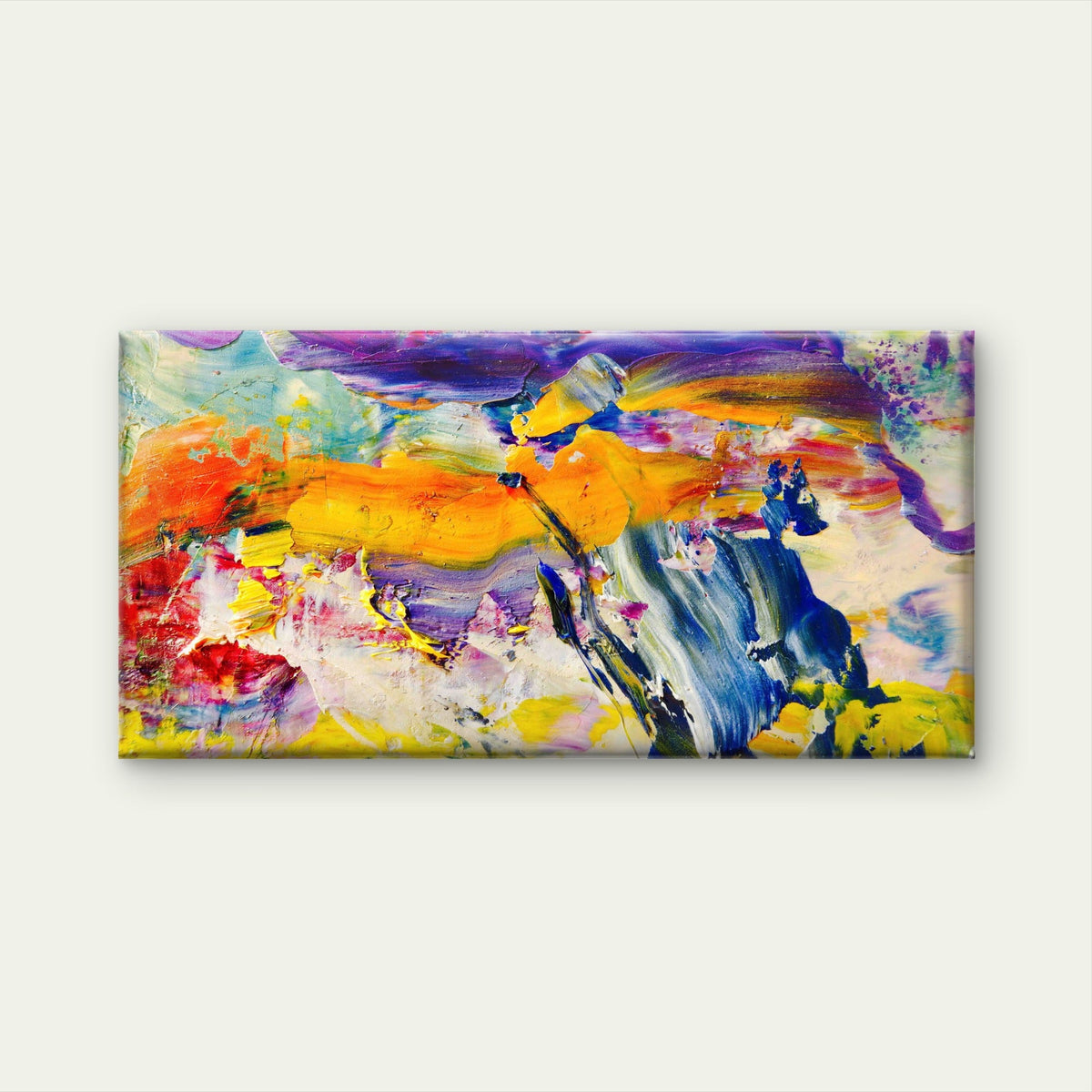 Abstract Harmony In Motion Wall Art Canvas Office Home Room Framed 120x60cm