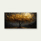Golden Tree Under Moonlight Wall Art Canvas Office Home Room Framed 120x60cm