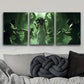 3pcs Medusa Battle Scene Metal Print Ready to Hang Art