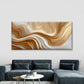 Creamy Swirls Shimmering Wall Art Canvas Office Home Room Framed 120x60cm